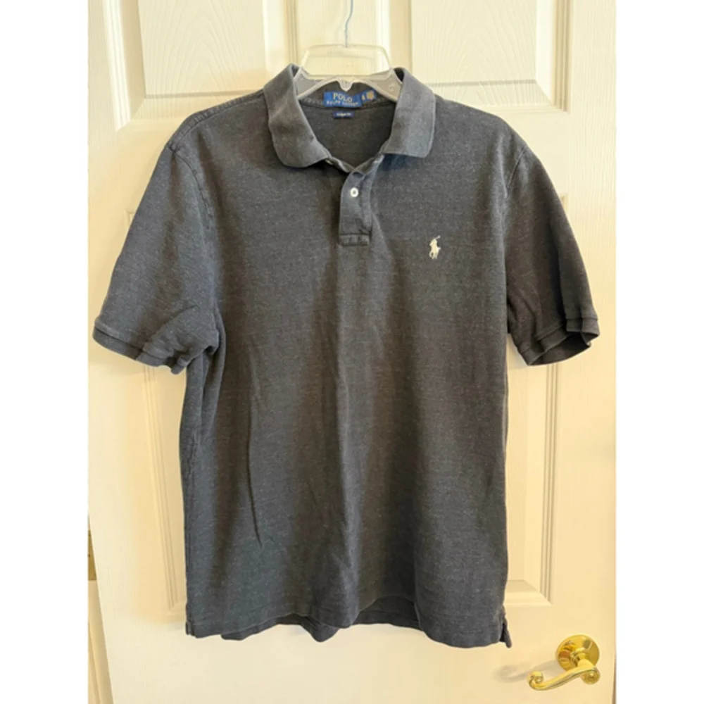 Polo Ralph Lauren men's gray classic-fit 100% cotton polo Size XL